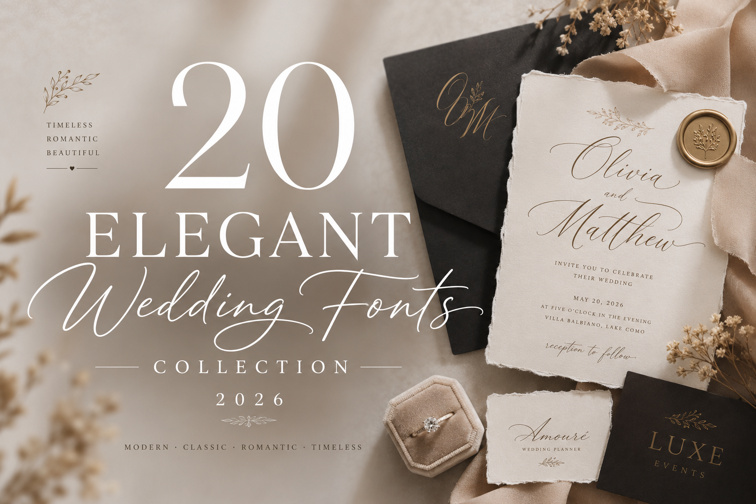Wedding Fonts Collection