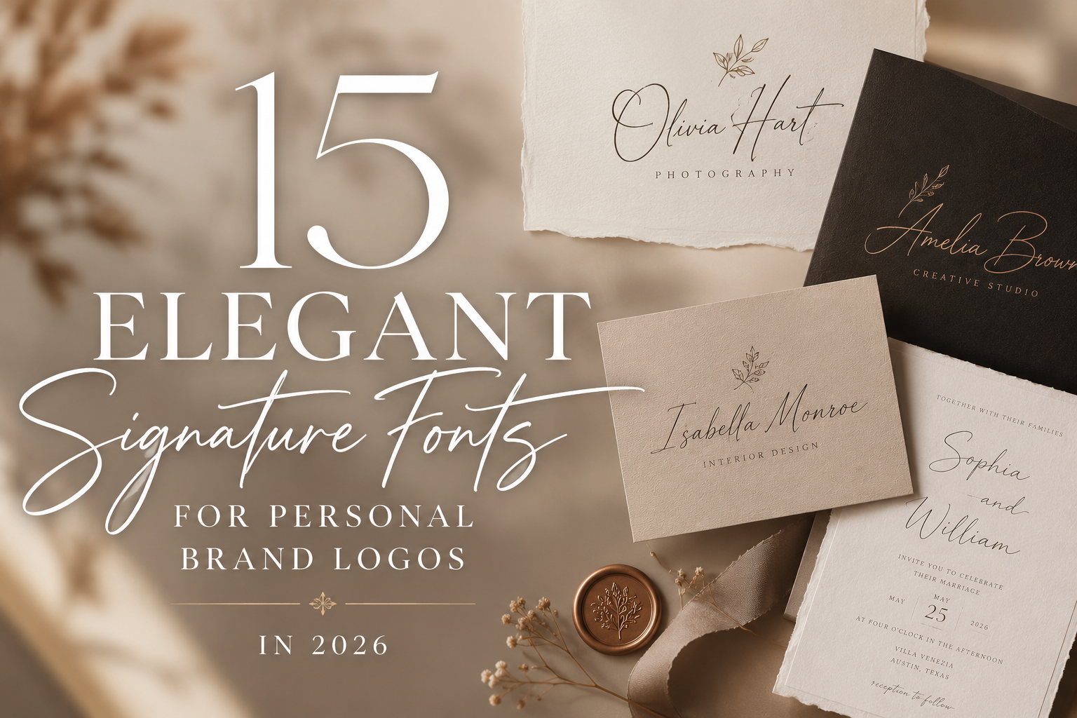 calligraphy fonts