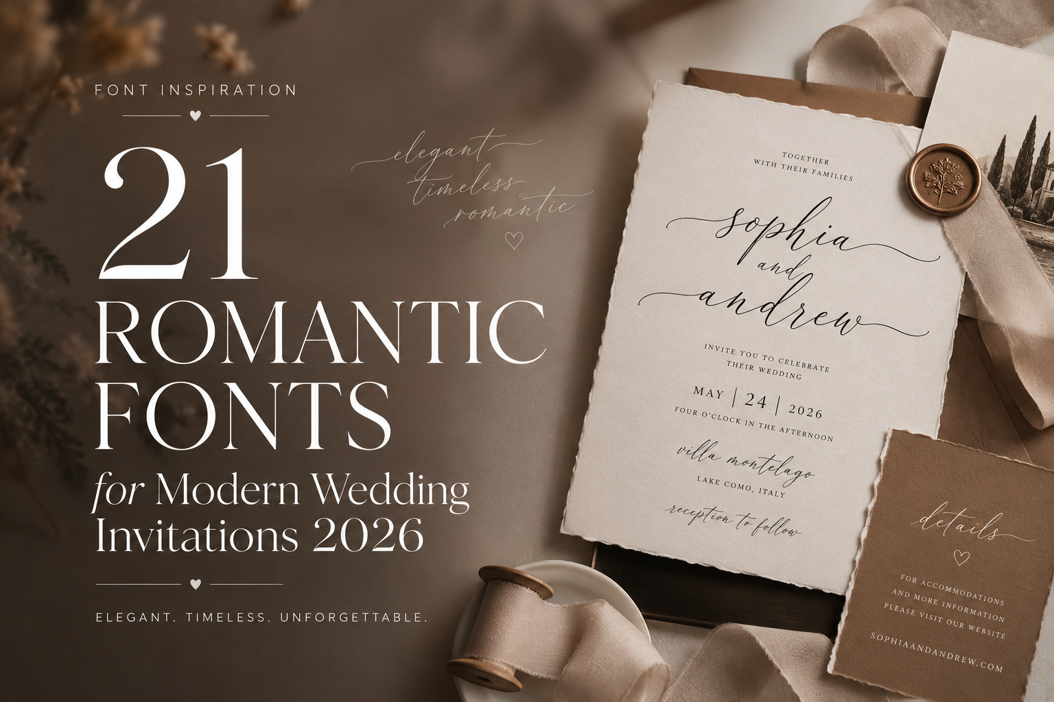 Wedding Fonts