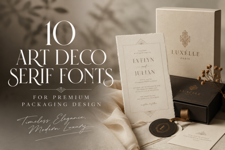 Art Deco Serif Fonts