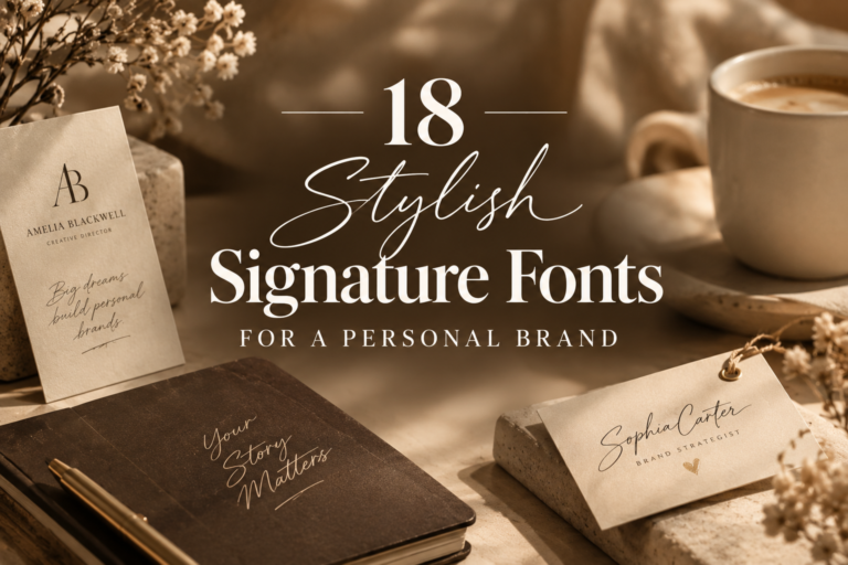 Signature Fonts