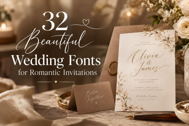 Wedding Fonts