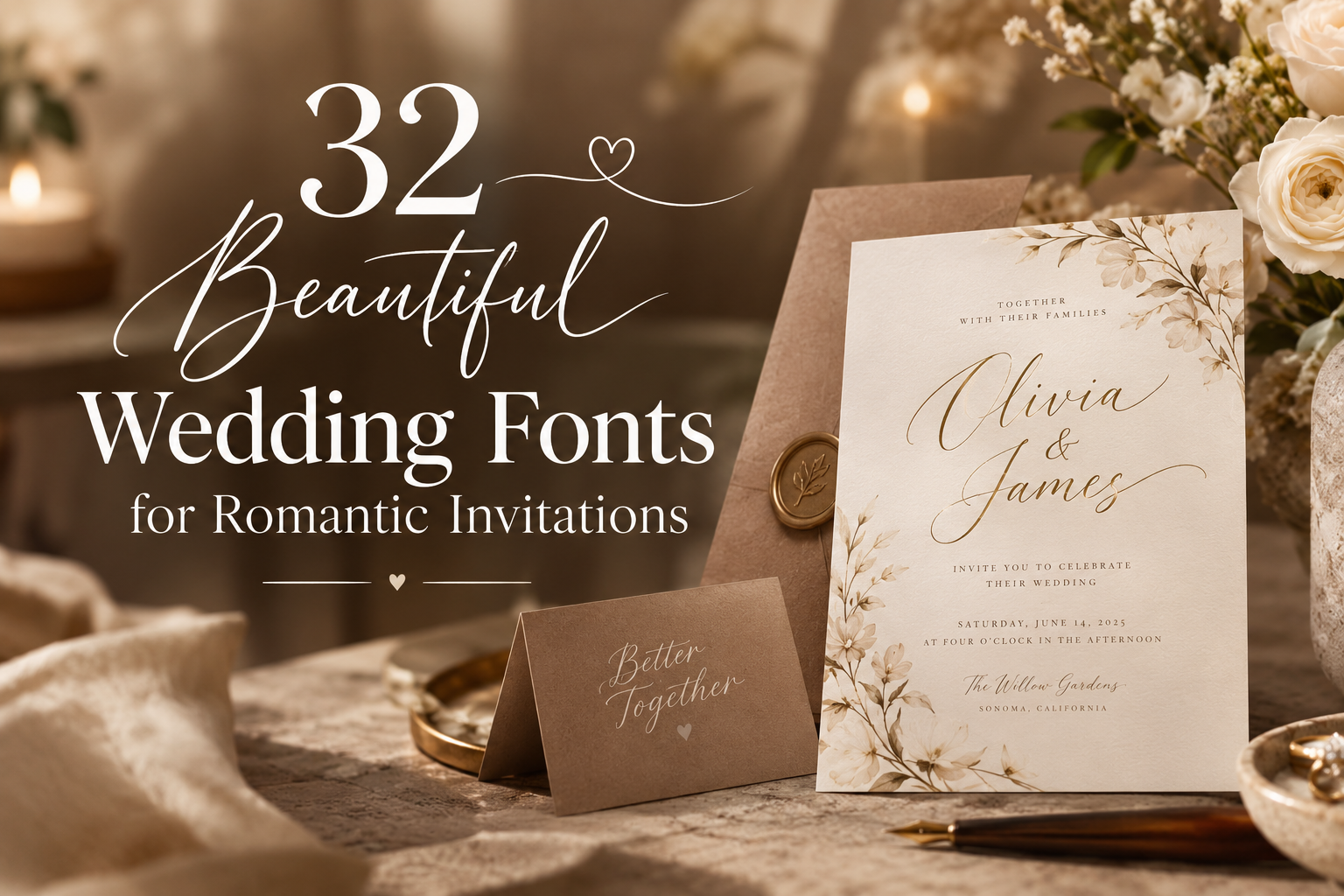 Wedding Fonts